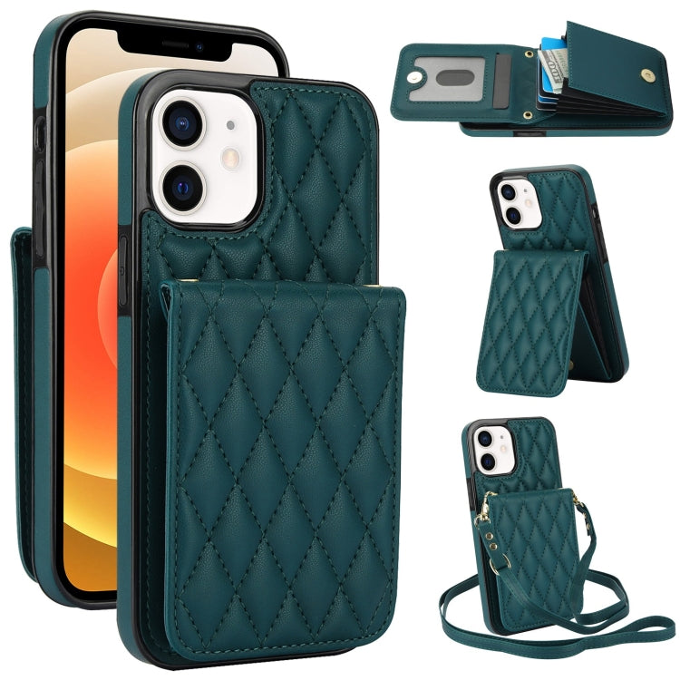 YM015 Sac à bandoulière en losanges avec étui RFID pour téléphone, pour iPhone 14 Pro Max, pour iPhone 13 Pro Max, pour iPhone 13 Pro, pour iPhone 13, pour iPhone 12 / 12 Pro, pour iPhone 12 Pro Max, pour iPhone 11 Pro Max, pour iPhone 11