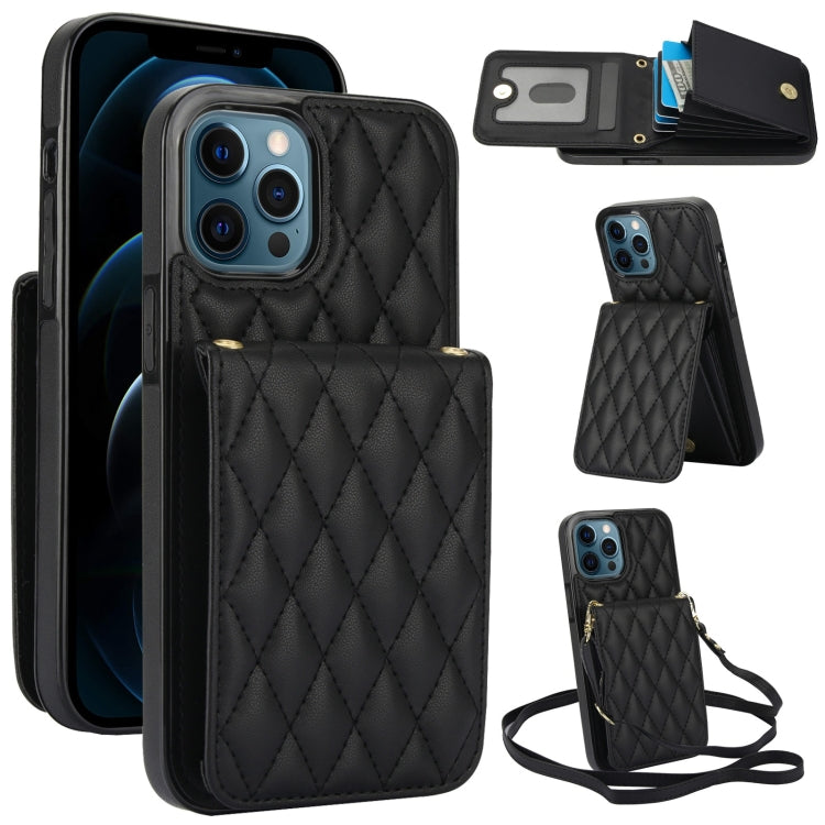 YM015 Sac à bandoulière en losanges avec étui RFID pour téléphone, pour iPhone 14 Pro Max, pour iPhone 13 Pro Max, pour iPhone 13 Pro, pour iPhone 13, pour iPhone 12 / 12 Pro, pour iPhone 12 Pro Max, pour iPhone 11 Pro Max, pour iPhone 11