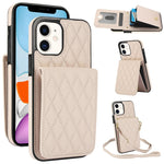 YM015 Sac à bandoulière en losanges avec étui RFID pour téléphone, pour iPhone 14 Pro Max, pour iPhone 13 Pro Max, pour iPhone 13 Pro, pour iPhone 13, pour iPhone 12 / 12 Pro, pour iPhone 12 Pro Max, pour iPhone 11 Pro Max, pour iPhone 11