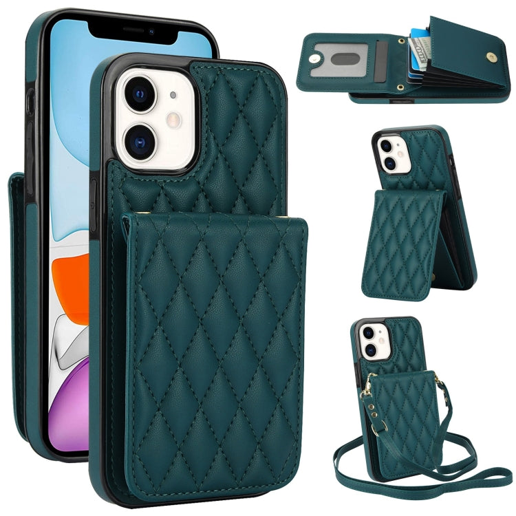 YM015 Sac à bandoulière en losanges avec étui RFID pour téléphone, pour iPhone 14 Pro Max, pour iPhone 13 Pro Max, pour iPhone 13 Pro, pour iPhone 13, pour iPhone 12 / 12 Pro, pour iPhone 12 Pro Max, pour iPhone 11 Pro Max, pour iPhone 11