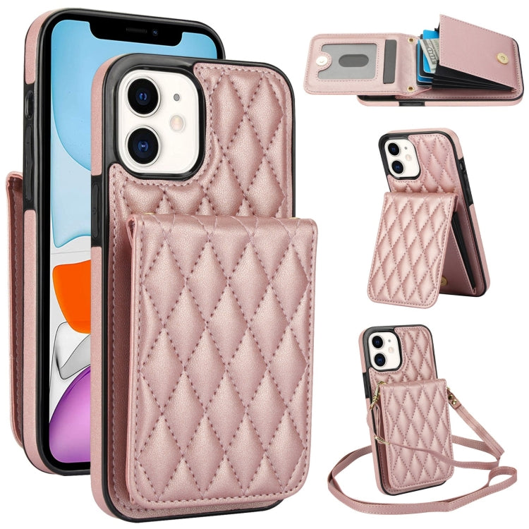 YM015 Sac à bandoulière en losanges avec étui RFID pour téléphone, pour iPhone 14 Pro Max, pour iPhone 13 Pro Max, pour iPhone 13 Pro, pour iPhone 13, pour iPhone 12 / 12 Pro, pour iPhone 12 Pro Max, pour iPhone 11 Pro Max, pour iPhone 11