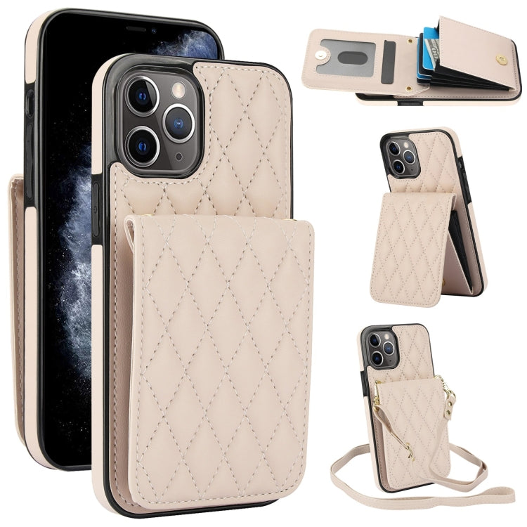 Sac à bandoulière YM015 avec étui de téléphone RFID à motif losanges, pour iPhone 11 Pro