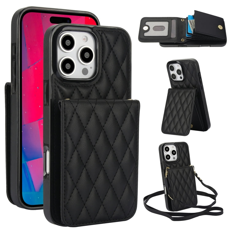 YM015 Sac à bandoulière losanges pour cartes RFID, Pour iPhone 16e / 17e, Pour iPhone 17 Pro Max, Pour iPhone 17 Pro, Pour iPhone 17, Pour iPhone Air, Pour iPhone 16 Pro Max, Pour iPhone 16 Pro, Pour iPhone 16 Plus