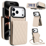 YM015 Sac à bandoulière losanges pour cartes RFID, Pour iPhone 16e / 17e, Pour iPhone 17 Pro Max, Pour iPhone 17 Pro, Pour iPhone 17, Pour iPhone Air, Pour iPhone 16 Pro Max, Pour iPhone 16 Pro, Pour iPhone 16 Plus