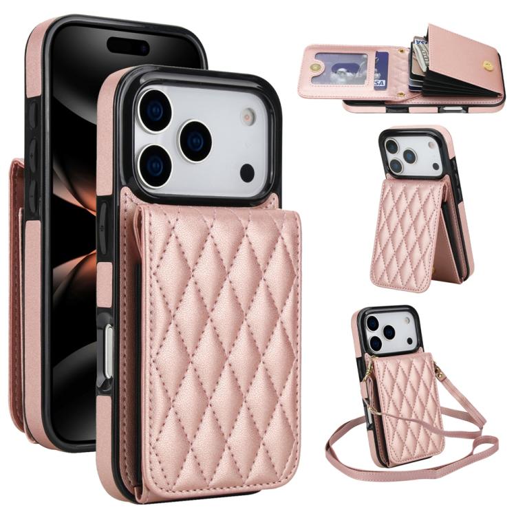 YM015 Sac à bandoulière losanges pour cartes RFID, Pour iPhone 16e / 17e, Pour iPhone 17 Pro Max, Pour iPhone 17 Pro, Pour iPhone 17, Pour iPhone Air, Pour iPhone 16 Pro Max, Pour iPhone 16 Pro, Pour iPhone 16 Plus