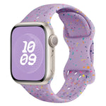 Hole Style Butterfly Buckle Camouflage Silicone Watch Band, For Apple Watch Series 8 41mm, For Apple Watch Series 8 45mm, For Apple Watch SE 2022 40mm, For Apple Watch SE 2022 44mm
