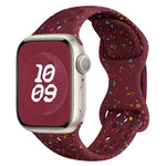 Hole Style Butterfly Buckle Camouflage Silicone Watch Band, For Apple Watch Series 6 40mm, For Apple Watch Series 6 44mm, For Apple Watch Series 5 44mm, For Apple Watch Series 5 40mm