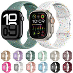 Hole Style Butterfly Buckle Camouflage Silicone Watch Band, For Apple Watch Series 6 40mm, For Apple Watch Series 6 44mm, For Apple Watch Series 5 44mm, For Apple Watch Series 5 40mm