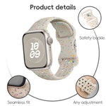 Hole Style Butterfly Buckle Camouflage Silicone Watch Band, For Apple Watch Series 4 44mm, For Apple Watch Series 4 40mm, For Apple Watch Series 3 38mm, For Apple Watch Series 3 42mm