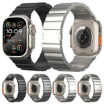 One-Bead Magnetic Buckle Titanium Metal Watch Band, For Apple Watch Series 7 41mm, For Apple Watch Series 7 45mm, For Apple Watch SE 40mm, For Apple Watch SE 44mm, For Apple Watch Series 6 40mm, For Apple Watch Series 6 44mm, For Apple Watch Series 5 4...