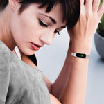 Diamond-studded Stainless Steel Replacement Wrist Strap, For Xiaomi Mi Band 3 / 4, For Xiaomi Mi Band 5