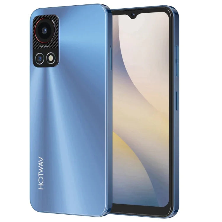 HOTWAV Note 13, lecteur d'empreintes digitales latéral, écran 6,6 pouces, Android 13, processeur octa-core T606 jusqu'à 1,6 GHz, réseau : 4G, OTG, 4 Go de RAM + 128 Go de stockage