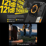 Ulefone Armor 26 Ultra, téléphone ultra-résistant, écran 6,78 pouces, Android 13, processeur octa-core MediaTek Dimensity 8020, réseau : 5G, NFC, 12 Go + 512 Go