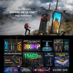 Ulefone Armor 26 Ultra, version talkie-walkie, téléphone robuste, écran 6,78 pouces, Android 13, processeur octa-core MediaTek Dimensity 8020, réseau 5G, NFC, 12 Go + 512 Go (version talkie-walkie).
