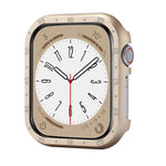 Boîtier de montre en alliage d'aluminium, compatible avec Apple Watch Series 6/5/4/SE 44 mm, Apple Watch Series 6/5/4/SE 40 mm, Apple Watch Series 9/8/7 45 mm, Apple Watch Series 9/8/7 41 mm, Apple Watch Series 3/2/1 38 mm…