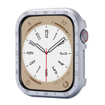 Boîtier de montre en alliage d'aluminium, compatible avec Apple Watch Series 6/5/4/SE 44 mm, Apple Watch Series 6/5/4/SE 40 mm, Apple Watch Series 9/8/7 45 mm, Apple Watch Series 9/8/7 41 mm, Apple Watch Series 3/2/1 38 mm…