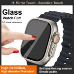 Film protecteur en verre trempé IMAK pour Apple Watch Ultra 1/2/3 49 mm, version auto-positionnable
