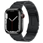 PG63 Three-Bead Protrusion Titanium Metal Watch Band, For Apple Watch Series 10 46mm, For Apple Watch Series 10 42mm, For Apple Watch SE 2023 44mm, For Apple Watch SE 2023 40mm, For Apple Watch Ultra 2 49mm, For Apple Watch Series 9 45mm               ...