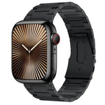 PG63 Three-Bead Protrusion Titanium Metal Watch Band, For Apple Watch Series 10 46mm, For Apple Watch Series 10 42mm, For Apple Watch SE 2023 44mm, For Apple Watch SE 2023 40mm, For Apple Watch Ultra 2 49mm, For Apple Watch Series 9 45mm               ...