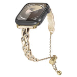 Rhinestone Peacock Metal Bracelet Watch Band, For Apple Watch SE 2023 44mm, For Apple Watch SE 2023 40mm, For Apple Watch Ultra 2 49mm, For Apple Watch Series 9 45mm, For Apple Watch Series 9 41mm, For Apple Watch Ultra 49mm, For Apple Watch Series 8 4...