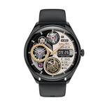 Montre connectée MT55 avec écran AMOLED HD de 1,43 pouce, ultra-fine, fonction appels et santé, bracelet en silicone