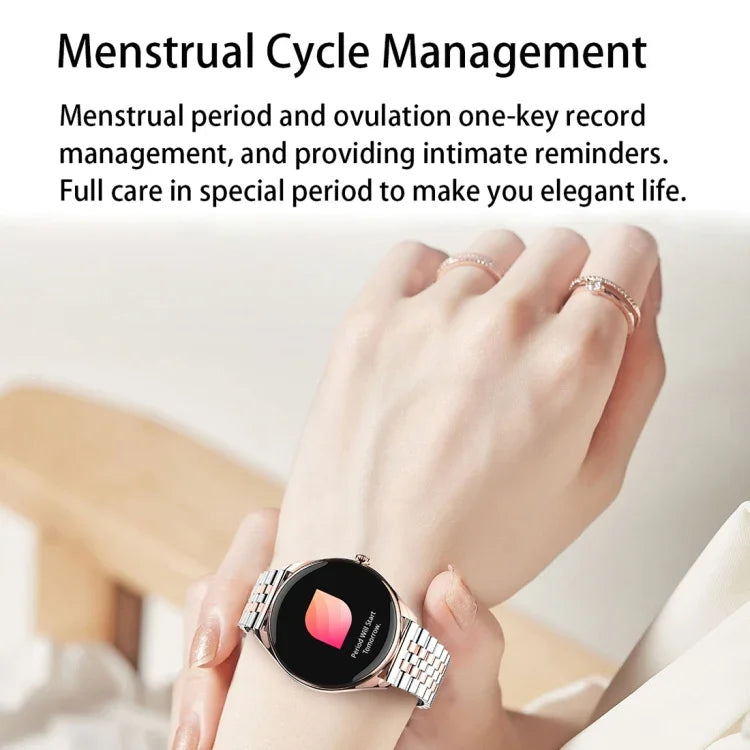 Montre connectée MT55 avec écran AMOLED HD de 1,43 pouce, ultra-fine, fonction appels et santé, bracelet en silicone