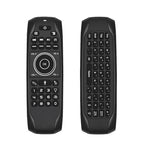Souris aérienne G7V Pro 2,4 GHz avec rétroéclairage LED, clavier et télécommande sans fil avec gyroscope pour boîtier TV Android/PC, compatible avec la commande vocale intelligente.