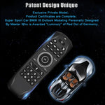 Souris aérienne G7V Pro 2,4 GHz avec rétroéclairage LED, clavier et télécommande sans fil avec gyroscope pour boîtier TV Android/PC, compatible avec la commande vocale intelligente.