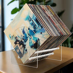 YX107 Présentoir de disques vinyles en acrylique, acrylique