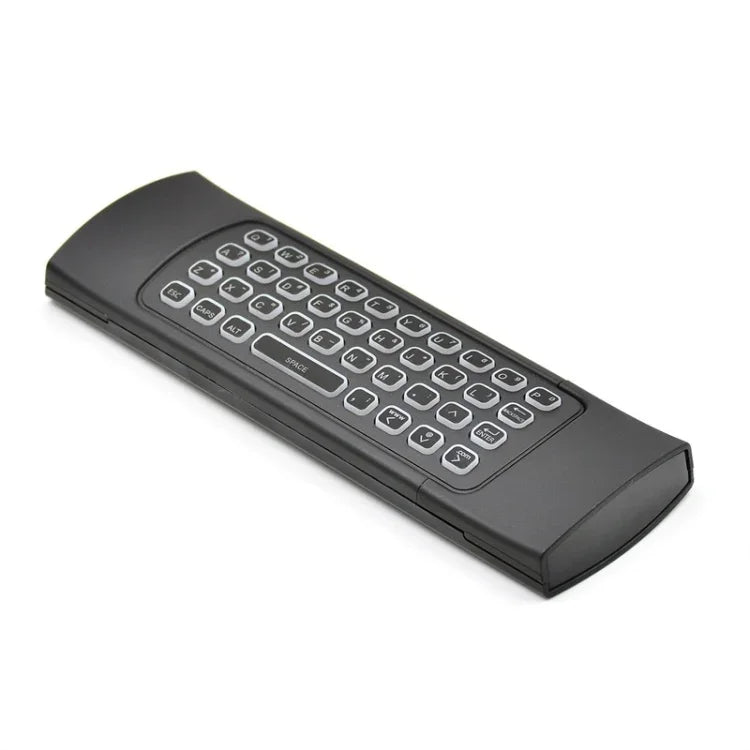 Souris aérienne MX3 2,4 GHz avec rétroéclairage LED, clavier et télécommande sans fil avec gyroscope pour boîtier TV Android / PC