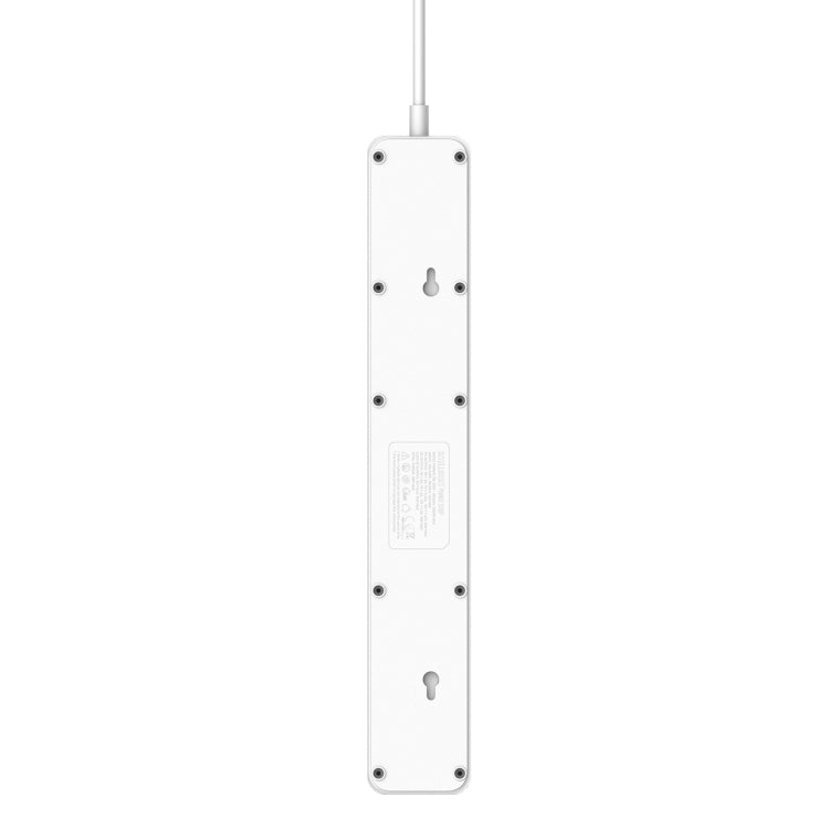 Multiprise de voyage LDNIO SC5319 5 positions pour maison et bureau avec ports USB 38W, longueur du câble : 2 m, prise EU, prise UK, prise US