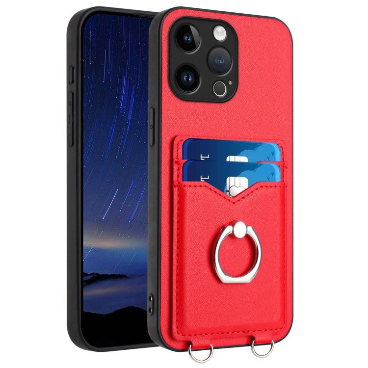Coque de téléphone R20 Ring Card Holder, Pour iPhone 17 Pro Max, Pour iPhone 17 Pro, Pour iPhone 17, Pour iPhone Air, Pour iPhone 15 Pro Max, Pour iPhone 15 Pro, Pour iPhone 15 Plus, Pour iPhone 15