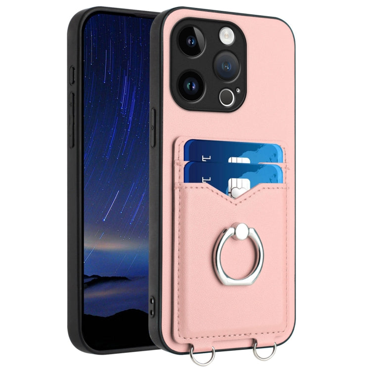 Coque de téléphone R20 Ring Card Holder, Pour iPhone 17 Pro Max, Pour iPhone 17 Pro, Pour iPhone 17, Pour iPhone Air, Pour iPhone 15 Pro Max, Pour iPhone 15 Pro, Pour iPhone 15 Plus, Pour iPhone 15