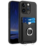 Coque de téléphone avec porte-cartes à anneau R20, pour iPhone 14 Plus, pour iPhone 14, pour iPhone 14 Pro, pour iPhone 14 Pro Max, pour iPhone SE 2022 / SE 2020 / 8, pour iPhone 13 Pro Max, pour iPhone 13 Pro, pour iPhone 13