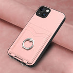 Coque de téléphone avec porte-cartes à anneau R20, pour iPhone 14 Plus, pour iPhone 14, pour iPhone 14 Pro, pour iPhone 14 Pro Max, pour iPhone SE 2022 / SE 2020 / 8, pour iPhone 13 Pro Max, pour iPhone 13 Pro, pour iPhone 13