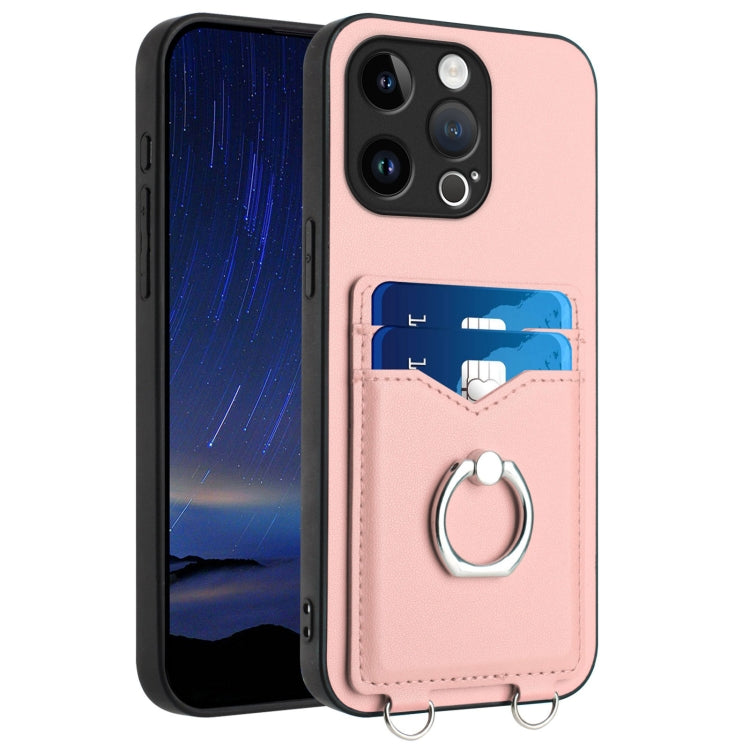 Coque de téléphone avec porte-cartes à anneau R20, pour iPhone 14 Plus, pour iPhone 14, pour iPhone 14 Pro, pour iPhone 14 Pro Max, pour iPhone SE 2022 / SE 2020 / 8, pour iPhone 13 Pro Max, pour iPhone 13 Pro, pour iPhone 13