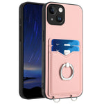 Coque de téléphone avec porte-cartes à anneau R20, pour iPhone 14 Plus, pour iPhone 14, pour iPhone 14 Pro, pour iPhone 14 Pro Max, pour iPhone SE 2022 / SE 2020 / 8, pour iPhone 13 Pro Max, pour iPhone 13 Pro, pour iPhone 13