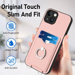 Coque de téléphone R20 Ring Card Holder, Pour iPhone 13 mini, Pour iPhone 12, Pour iPhone 12 Pro Max, Pour iPhone 12 Pro, Pour iPhone 12 mini, Pour iPhone 11 Pro Max, Pour iPhone 11, Pour iPhone 11 Pro