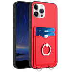 Coque de téléphone R20 Ring Card Holder, Pour iPhone 13 mini, Pour iPhone 12, Pour iPhone 12 Pro Max, Pour iPhone 12 Pro, Pour iPhone 12 mini, Pour iPhone 11 Pro Max, Pour iPhone 11, Pour iPhone 11 Pro