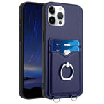 Coque de téléphone R20 Ring Card Holder, Pour iPhone 13 mini, Pour iPhone 12, Pour iPhone 12 Pro Max, Pour iPhone 12 Pro, Pour iPhone 12 mini, Pour iPhone 11 Pro Max, Pour iPhone 11, Pour iPhone 11 Pro
