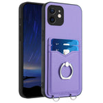 Coque de téléphone R20 Ring Card Holder, Pour iPhone 13 mini, Pour iPhone 12, Pour iPhone 12 Pro Max, Pour iPhone 12 Pro, Pour iPhone 12 mini, Pour iPhone 11 Pro Max, Pour iPhone 11, Pour iPhone 11 Pro