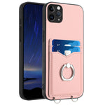 Coque de téléphone R20 Ring Card Holder, Pour iPhone 13 mini, Pour iPhone 12, Pour iPhone 12 Pro Max, Pour iPhone 12 Pro, Pour iPhone 12 mini, Pour iPhone 11 Pro Max, Pour iPhone 11, Pour iPhone 11 Pro