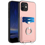 Coque de téléphone R20 Ring Card Holder, Pour iPhone 13 mini, Pour iPhone 12, Pour iPhone 12 Pro Max, Pour iPhone 12 Pro, Pour iPhone 12 mini, Pour iPhone 11 Pro Max, Pour iPhone 11, Pour iPhone 11 Pro