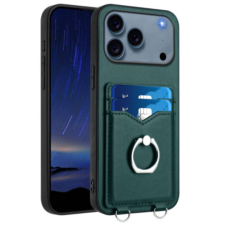 Coque de téléphone R20 Ring Card Holder, Pour iPhone 17 Pro Max, Pour iPhone 17 Pro, Pour iPhone 17, Pour iPhone Air, Pour iPhone 15 Pro Max, Pour iPhone 15 Pro, Pour iPhone 15 Plus, Pour iPhone 15