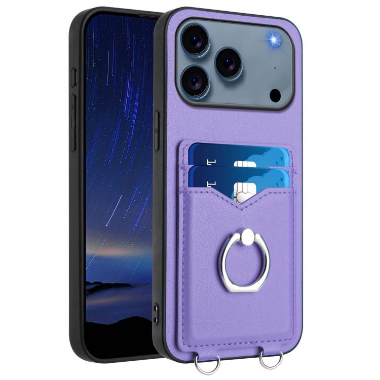 Coque de téléphone R20 Ring Card Holder, Pour iPhone 17 Pro Max, Pour iPhone 17 Pro, Pour iPhone 17, Pour iPhone Air, Pour iPhone 15 Pro Max, Pour iPhone 15 Pro, Pour iPhone 15 Plus, Pour iPhone 15