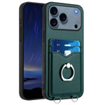 Coque de téléphone R20 Ring Card Holder, Pour iPhone 17 Pro Max, Pour iPhone 17 Pro, Pour iPhone 17, Pour iPhone Air, Pour iPhone 15 Pro Max, Pour iPhone 15 Pro, Pour iPhone 15 Plus, Pour iPhone 15