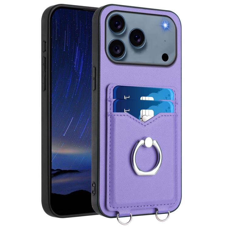 Coque de téléphone R20 Ring Card Holder, Pour iPhone 17 Pro Max, Pour iPhone 17 Pro, Pour iPhone 17, Pour iPhone Air, Pour iPhone 15 Pro Max, Pour iPhone 15 Pro, Pour iPhone 15 Plus, Pour iPhone 15