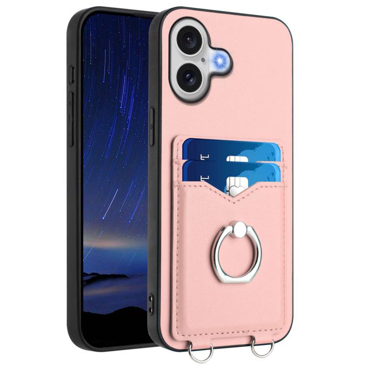 Coque de téléphone R20 Ring Card Holder, Pour iPhone 17 Pro Max, Pour iPhone 17 Pro, Pour iPhone 17, Pour iPhone Air, Pour iPhone 15 Pro Max, Pour iPhone 15 Pro, Pour iPhone 15 Plus, Pour iPhone 15