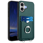 Coque de téléphone R20 Ring Card Holder, Pour iPhone 17 Pro Max, Pour iPhone 17 Pro, Pour iPhone 17, Pour iPhone Air, Pour iPhone 15 Pro Max, Pour iPhone 15 Pro, Pour iPhone 15 Plus, Pour iPhone 15