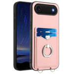 Coque de téléphone R20 Ring Card Holder, Pour iPhone 17 Pro Max, Pour iPhone 17 Pro, Pour iPhone 17, Pour iPhone Air, Pour iPhone 15 Pro Max, Pour iPhone 15 Pro, Pour iPhone 15 Plus, Pour iPhone 15